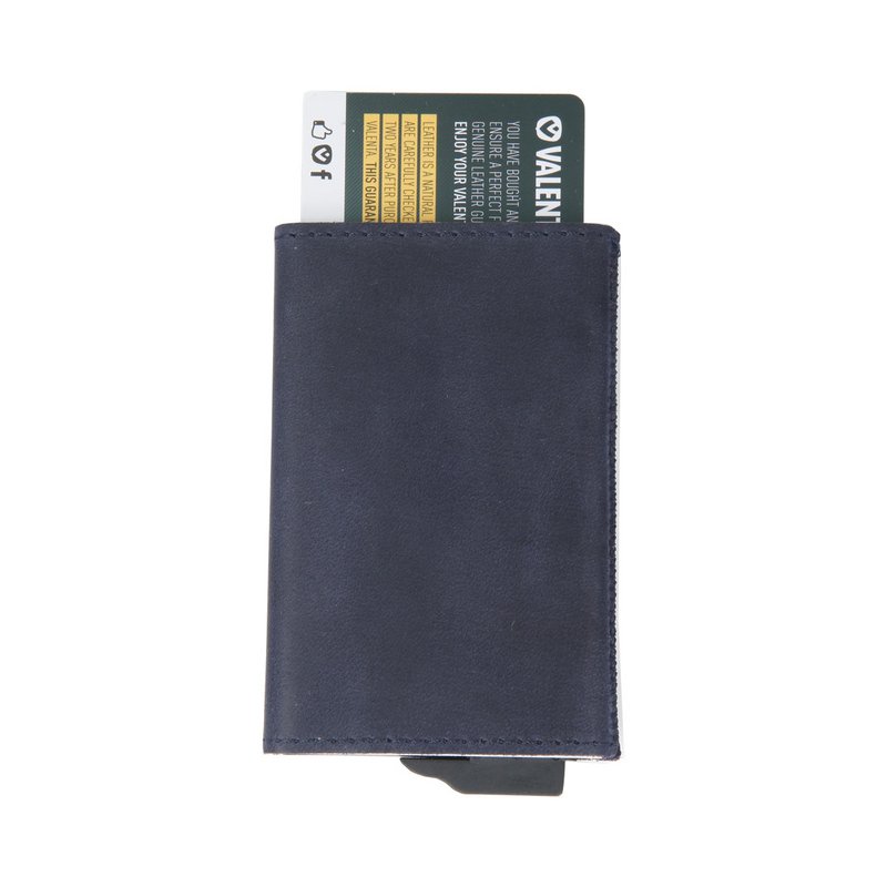 Tarjetero Plus Vintage Azul
