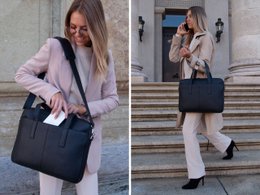 Laptoptaske CAPELLA Midnight sort