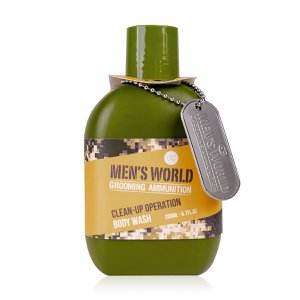 Duschgel für Männer MEN'S WORLD inkl. Hundemarke