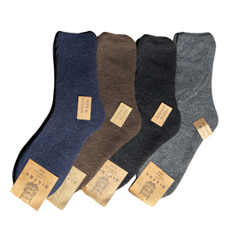  Soft, comfortable alpaca men's socks in navy blue, black, and light gray colors. Made from high-quality alpaca fiber for warmth and durability.
