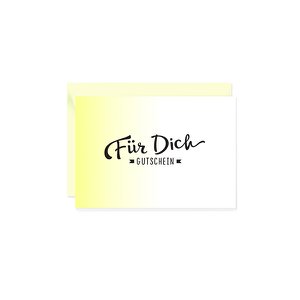 Mini greeting card for you