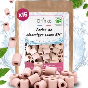 EM® Rosa Keramikperlen X15 - (0,34 € pro Perle)