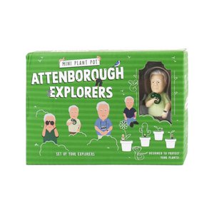 Gift Republic Pflanzentopfdekoration – Attenborough Explorers