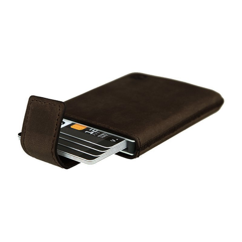 Kortetui Lomme Luxe Vintage Brun