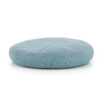 Sitzkissen Rund HELLBLAU aus FILZ, 100% Naturmaterial, 38 cm RUND viele Farben Pastel, Filz mit Woll-Füllung, Fair Trade & Handarbeit aus Nepal