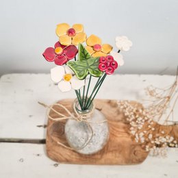 Glück Blumenstrauß in verschiedenen Farben