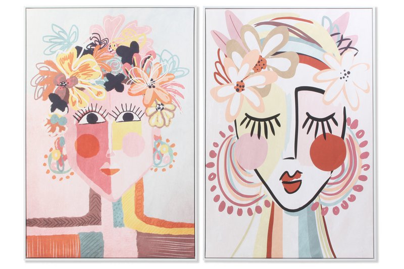 QUADRO PS 83X4,5X123 DONNA ASTRATTA 2 ASSORTIMENTI. CU180269