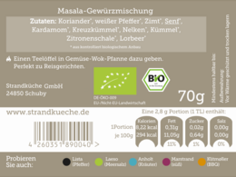 Reise-Gewürzset Sixpack mit 6 Gewürzmischungen