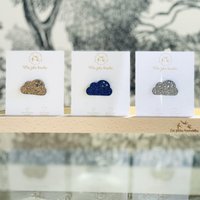Glitter brooch - Cloud