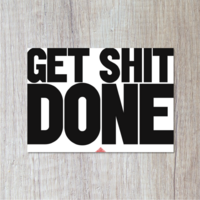 Ansichtkaart | Get Shit Done