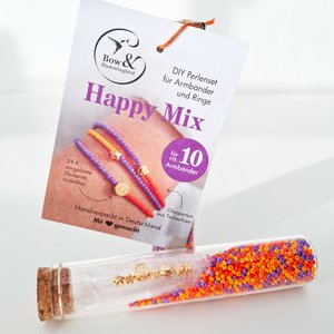 DIY bead set for bracelets and rings - Happy Mix
