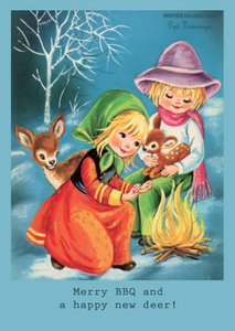 Kaartje - Happy new deer