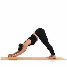 rolling wood yoga block