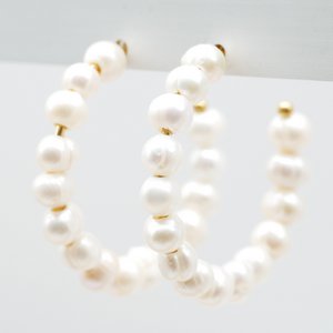 Stephisimo "Freshwater Pearls", earrings with freshwater pearls, different sizes