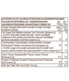 Protein Choc Chip & Hazelnuts Bar, organic, Roobar, 40g