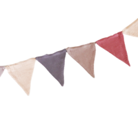 Vlaggenlijn/12 tetra met koordje