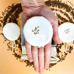 Award Winning Premium Reusable Cotton Pads (2 pack) - 100% NATURAL. Soft, absorbent, and eco-friendly cotton pads for skin care.