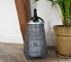 Le Zen Enzy Grey - wijnkoeler met speaker en LED verlichting