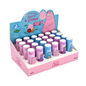 Lip balm: cotton candy, strawberry, cookie