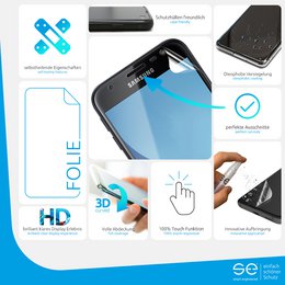 2x se® 3D película protectora Samsung Galaxy J3 2017