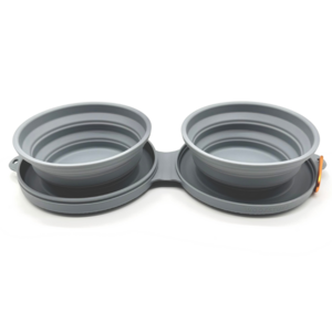 Opvouwbare reiskom in de duo kom