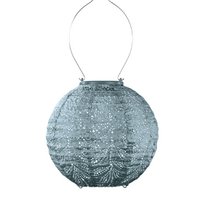 Lumiz Solar Lampion Folia Round - 20 cm - Gray blue