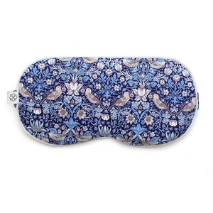 Luxury Aromatherapy Eye Mask - Strawberry Thief Blue