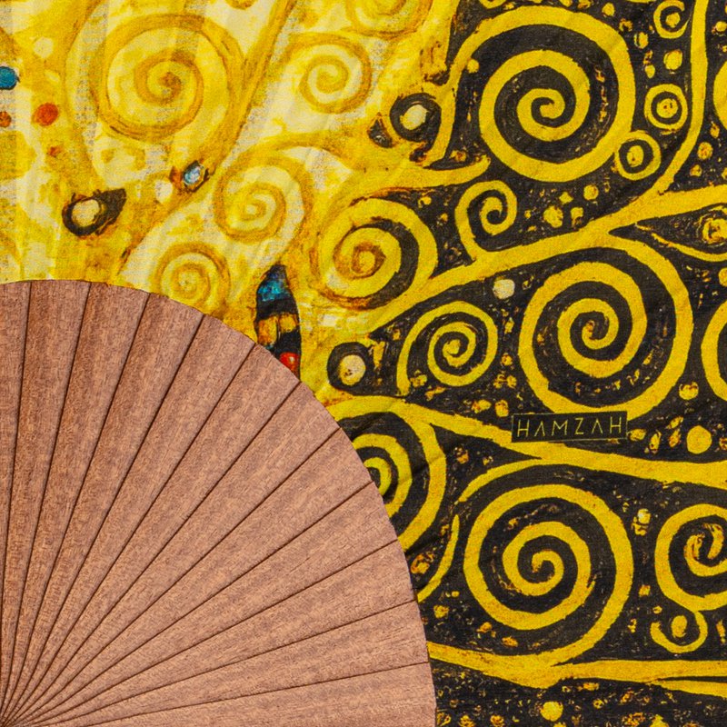 Gustav Klimt Print Hand Fan Tree of Life II