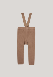 Leggings mit Hosenträgern – Toffee