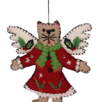 Kat met vleugel, vilt