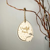 Paashanger | Vrolijk Pasen stippen met haas