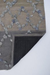 Alfombra Ibiza Celeste - Beige 125 x 100cm