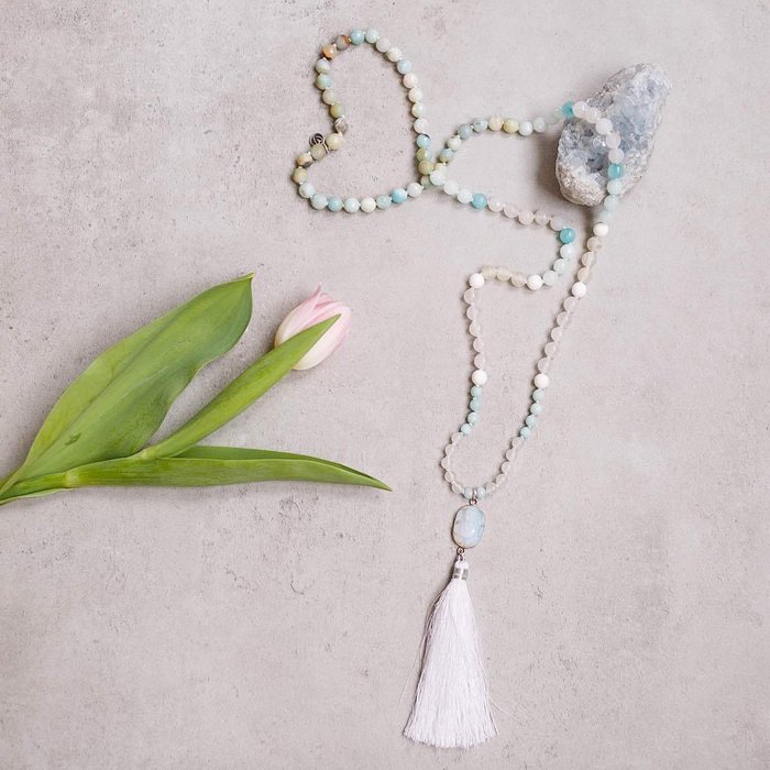 Clear Vision Gemstone Mala