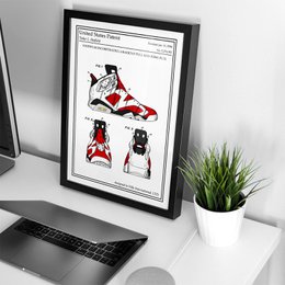 Póster de patente de color Nike Air Jordan