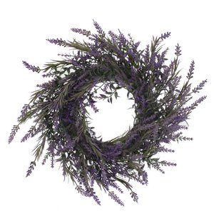 Kranz Lavendel mit Blättern