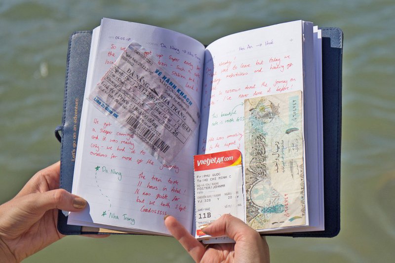Cuaderno de Viaje Stitch Azul Marino
