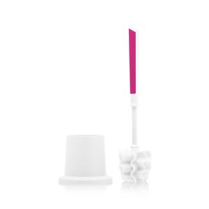 Toilettenbürste CLASSICLINE Set bunt - weiss/pink