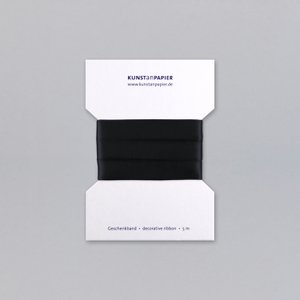 Geschenkband Satinband Schwarz
