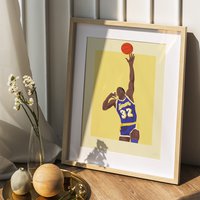 Poster "Magic Johnson" - A4 & 30x40cm - Art print