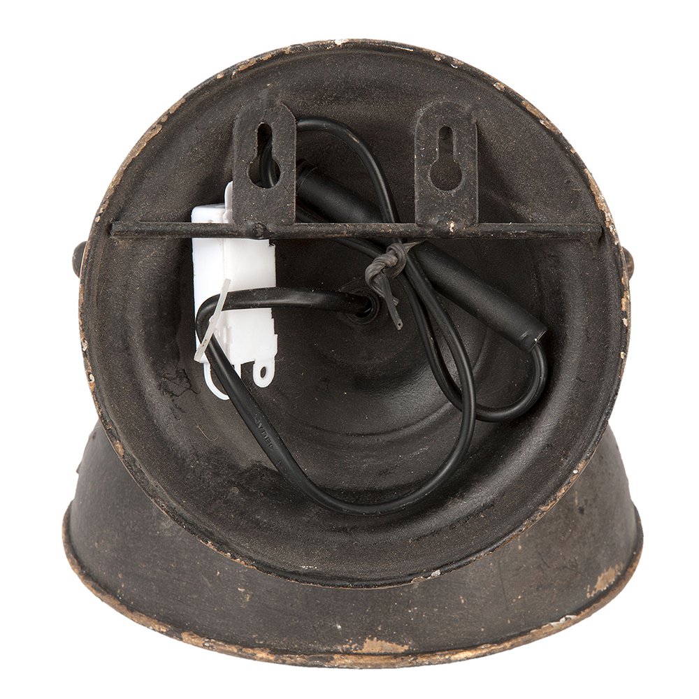 Wandlamp 21x30x19 cm Zwart IJzer Muurlamp