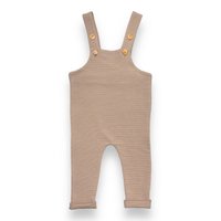 Salopette rib taupe