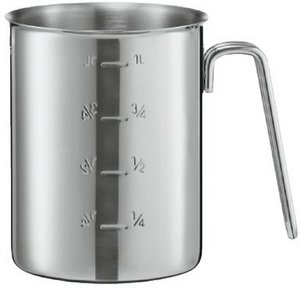 Rösle Kitchen - Mash Cup 1 liter - Silver