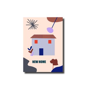 Postkarte · neues Zuhause