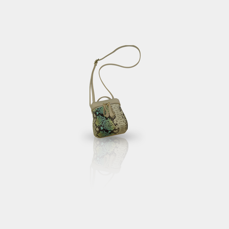 Bolso bandolera / mochila de piel ''JERSEY''