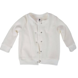 JF | bomber vest waffle cream