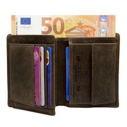 Portefeuille Homme - Portefeuille Homme - Portefeuille Arrigo - Modèle Billfold en Cuir de Buffle 3 Couleurs