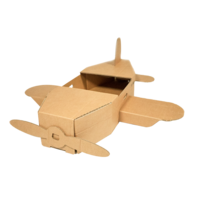 Big Cardboard Toy Airplane