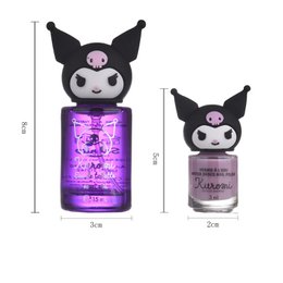 Coffret Vernis à Ongles à l'Eau 3ml & Eau de Toilette 15ml Kuromi x6