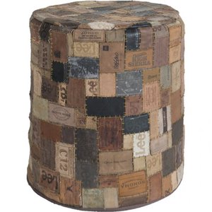 Pouf Royal Labels Round