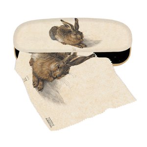 7104 Fridolin Hardcase Brillenetui mit Tuch Dürer Hase